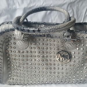 Micheal Kors snake skin printed style tote